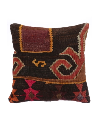 Vintage Turkish Decorative Kilim Pillow Cover