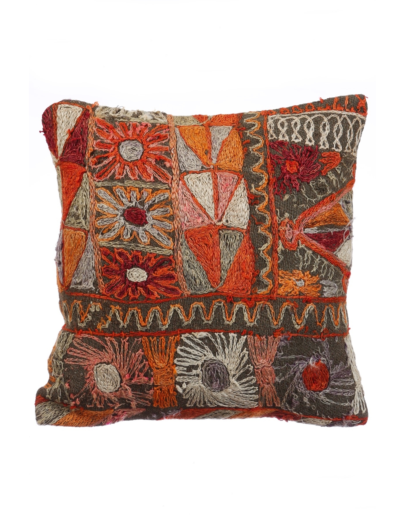 Orange kilim on sale pillow