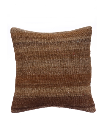 Brown Vintage Kilim Pillow Cover