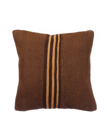 Striped Vintage Turkish Kilim Pillow