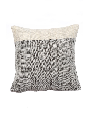 Decorative Gray Kilim Pillow Cover