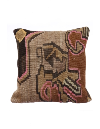 Vintage Turkish Kilim Pillow Cover