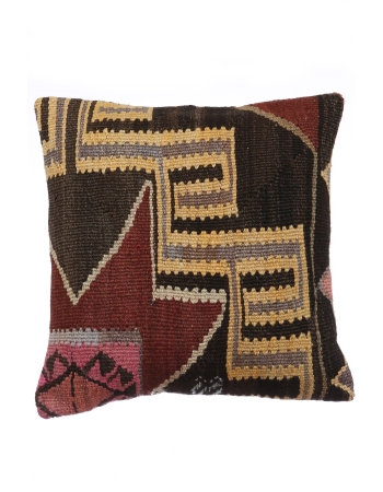 Vintage Turkish Kilim Pillow Cover