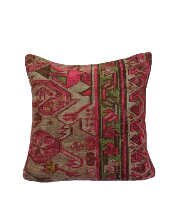 Vintage Sumaq Kilim Pillow Cover