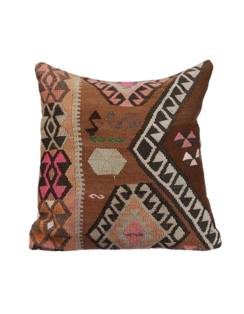 Vintage Decorative Turkish Kilim Pillow Cover