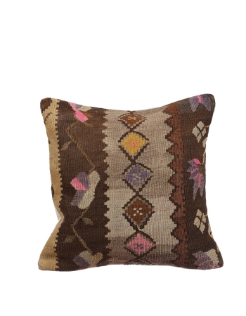 Vintage Turkish Kilim Pillow Cover