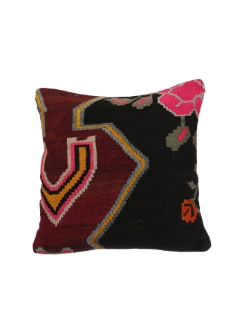 Vintage Turkish Kilim Pillow Cover