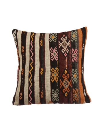 Embroidered Decorative Kilim Pillow Cover