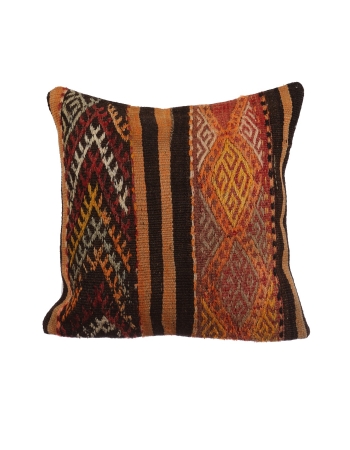 Embroidered Vintage Kilim Pillow Cover