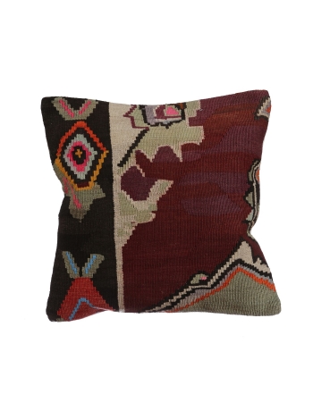 Vintage Turkish Kilim Pillow Cover