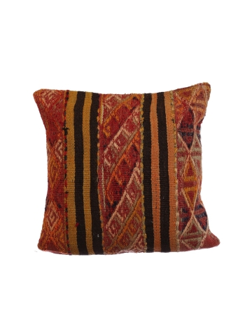 Vintage Embroidered Kilim Pillow Cover