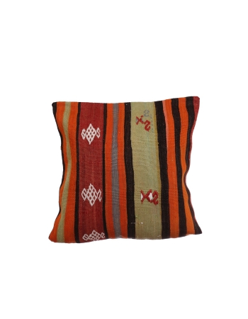 Striped Vintage Kilim Pillow Cover