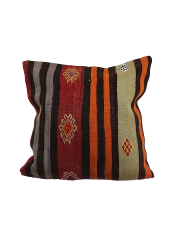 Striped Vintage Kilim Pillow Cover