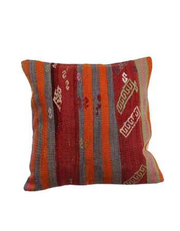 Vintage Turkish Kilim Pillow Cover