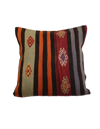 Vintage Turkish Decorative Kilim Pillow Cover