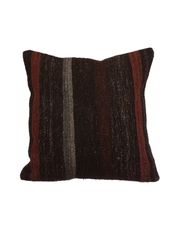 Vintage Brown Kilim Pillow Cover