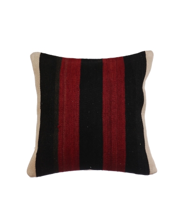 Red & Black Kilim Pillow Cover