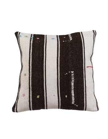 Vintage Striped Kilim Pillow Cover