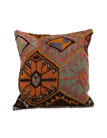 Handmade Turkish Kilim Pillow Cover