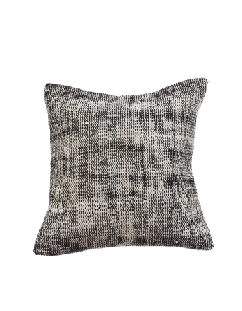 Gray Distressed Vintage Pillow Cover