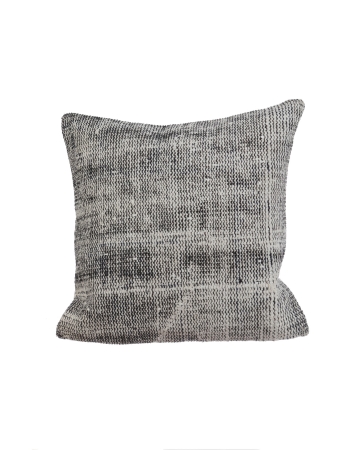 Gray Distressed Vintage Pillow Cover