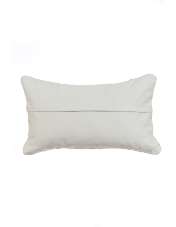 Brown & White Kilim Pillow Cover