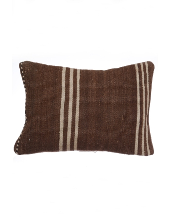 Brown Vintage Kilim Pillow Cover