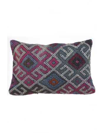 Pink & Blue Kilim Pillow Cover
