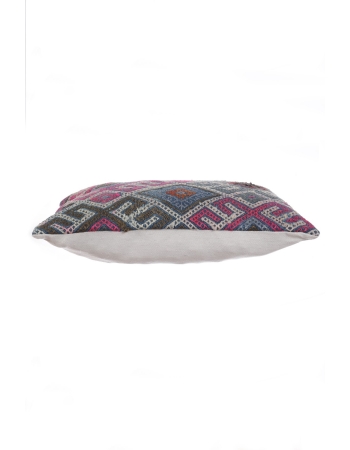 Pink & Blue Kilim Pillow Cover