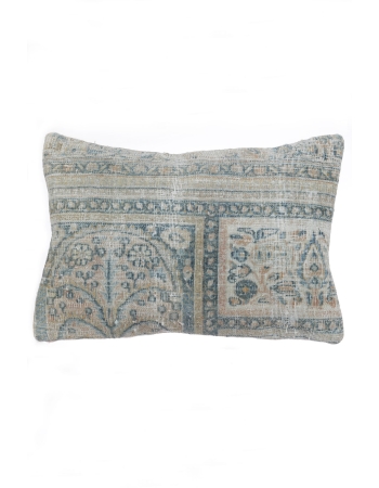 Distressed Blue Pillow Cover