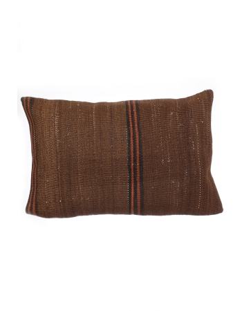 Vintage Brown Kilim Pillow Cover