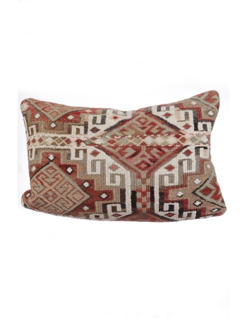 Embroidered Vintage Kilim Pillow Cover