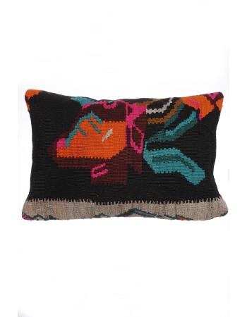 Vintage Colorful Kilim Pillow Cover