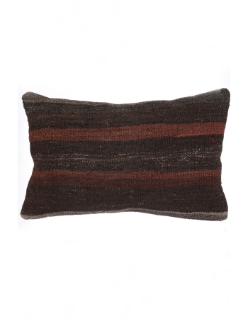 Vintage Brown Kilim Pillow Cover