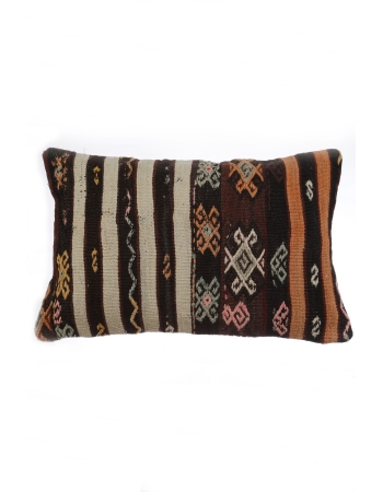 Vintage Embroidered Kilim Pillow Cover