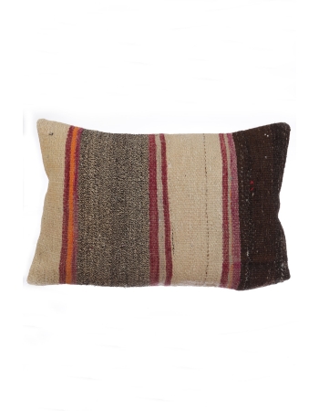 Striped Vintage Kilim Pillow Cover