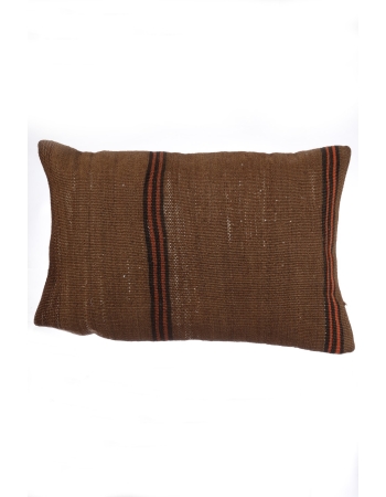 Vintage Brown Kilim Pillow Cover