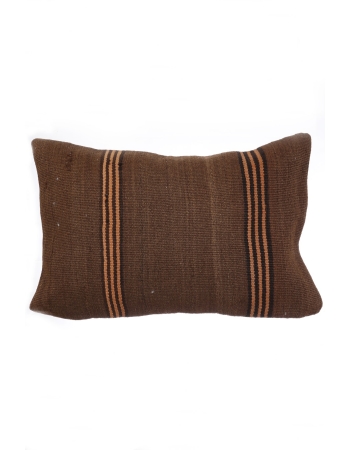 Brown Vintage Kilim Pillow Cover