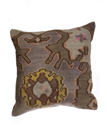 Decorative Vintage Turkish Kilim Pillow