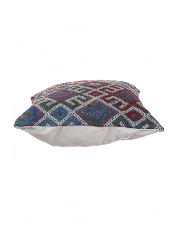 Embroidered Vintage Kilim Pillow Cover