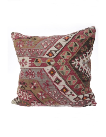 Vintage Handmade Kilim Pillow Cover