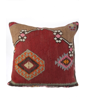 Vintage Handmade Kilim Pillow Cover