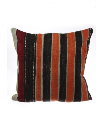 Striped Vintage Kilim Pillow Cover