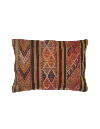 Embroidered Vintage Kilim Pillow Cover