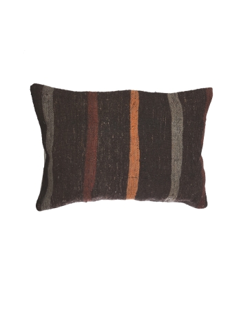 Vintage Brown Kilim Pillow Cover