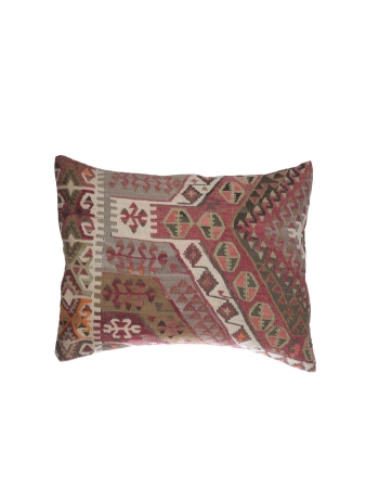 Large Vintage Decorative Kilim Pillow