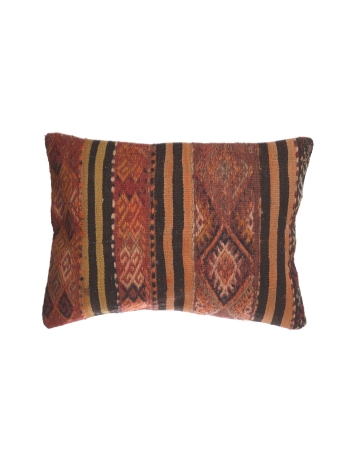 Embroidered Vintage Kilim Pillow Cover