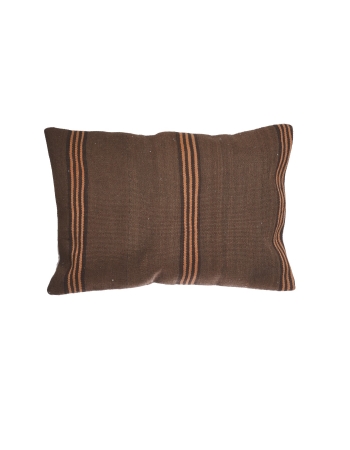 Brown & Orange Large Kilim Pillow