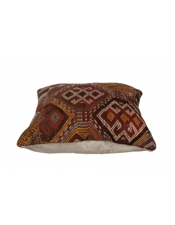 Vintage Embroidered Kilim Pillow Cover