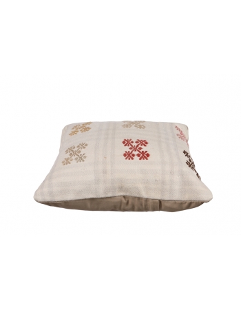 Embroidered Vintage Kilim Pillow Cover